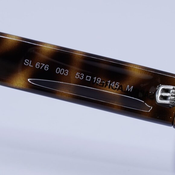 🕶️ New Saint Laurent SL676 003 Sunglasses - Dark Havana Frame, Grey Lenses - Picture 8 of 11